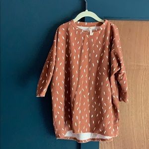 Rylee + Cru Fawn sweatshirt dress 4T